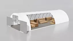 Склад пиломатериалов 40х20 м, Type C
